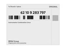 Genuine Bmw Instruments Combination Unco 62109283797 New. Fixed Price $1084.30.