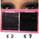 Clusters 100D+200D Thick Eyelash Count (pack Of 1), 100+200D 16&18MM. Fixed Price $14.17.