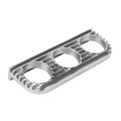 Otb Gear 6124 Retri Finned Cast Aluminum 3 Gauge Dash Panel, Polished. Fixed Price $91.99.