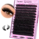 Fluffy Clusters Thick 200D Volume Eyelash 14-20MM Wispy Individual. Fixed Price $19.18.
