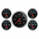 Autometer 1450 Designer Black Gauge Set Fuel/oil/speedo/volt/water. Fixed Price $788.21.