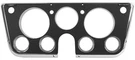 1969-72 Chevy/ Gmc Pickup, Suburban, Blazer Dash Bezel Frame-black W/ Chrome Dii. Fixed Price $75.47.