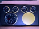 Motor Racing Pro Series 5 Gauge Set W/ 2 1 Speedometer, Black, Unused. Fixed Price $89.99.