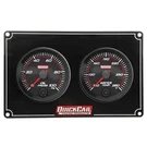 Quickcar Racing Redline 2 Gauge Panel Oil Pressure/water Temperature. Fixed Price $344.95.