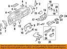 Ford Oem Instrument Panel Dash-lower Cover Clip 5F9Z7404684AA. Fixed Price $8.96.