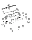 Genuine Mopar Instrument Panel Mat 6SX27TX7AA. Fixed Price $12.19.