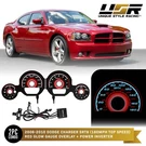 Red Glow Gauge Black Overlay For 06-10 Dodge Charger/magnum SRT8 180MPH Cluster. Fixed Price $54.95.