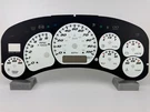 Speedo White Silverado/sierra Gauge Face For Clusters 99-02 2500 Gas. Fixed Price $130.00.