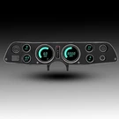 Intellitronix Teal Led Direct Fit Gauge Cluster Set For 70-81 Chevy Camaro. Fixed Price $507.05.