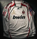 Ac Milan 2006-2007 Kaka #22 White Away Long Sleeve Final Soccer Jersey. Fixed Price $54.95.