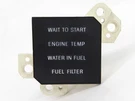 Wait-to-start Indicator Lamp Warning Light 75-91 Ford E150 E250 E350 Diesel. Fixed Price $39.56.