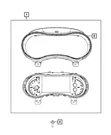 Genuine Mopar Cluster Visor 68368595AA. Fixed Price $142.10.