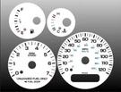 White Gauges For 1998-2000 Dodge Stratus Sebring Cirrus Instrument Cluster. Fixed Price $27.99.