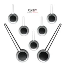 Custom Gauge Cluster Pointer Needle Set For Gm 2003 04 05 06 Chrome White Black. Fixed Price $26.95.