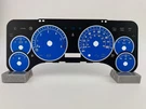 Speedo Blue Jeep Wrangler Gauge Face For Clusters 2002-2006 (full Time Icon). Fixed Price $140.00.