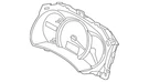 Genuine Nissan Instrument Cluster 24820-4AY3B. Fixed Price $1216.10.
