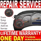 03-07 Gm Chevy Instrument Gauge Cluster Repair Service With Trans Temp Add On. Fixed Price $149.99.