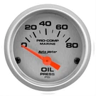 Auto 200744-33 Pro-comp Ultra Lite Marine Oil Pressure Gauge Diameter: 2-1. Fixed Price $55.99.