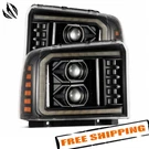 Alpharex 880316 Alpha-black Led Projector Headlights 05-07 Ford Excursion. Fixed Price $785.00.